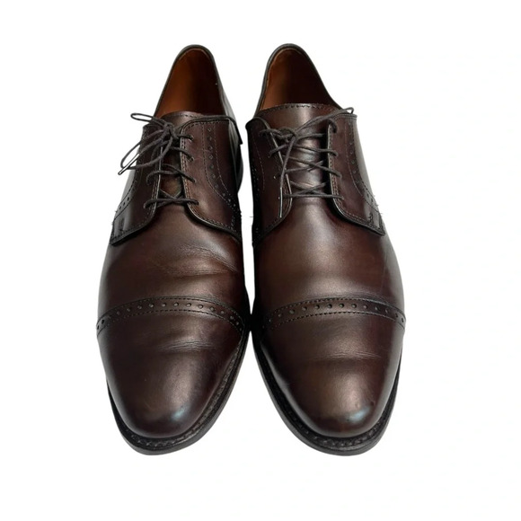 Allen Edmonds 13D Leather ‘Clifton’ 3348 Cap Toe Oxfords in Brown Leather Shoes‎ main image 10